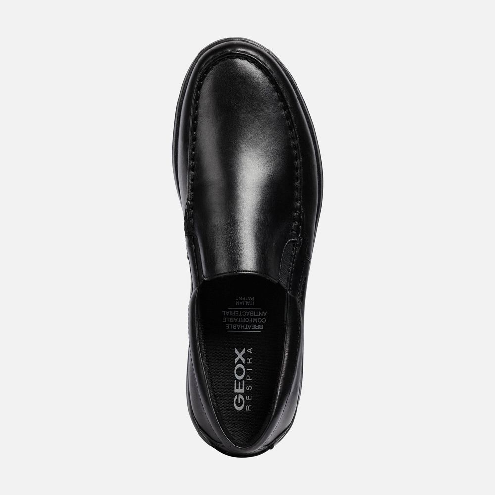 Mocassins Geox Homem Pretas - Leitan - JFQAG3159